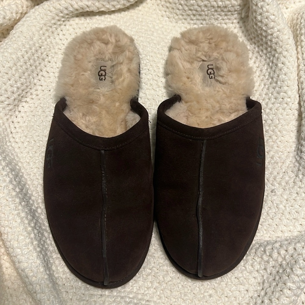Ugg Men's Scuff Espresso Slip On Slipper Size 11